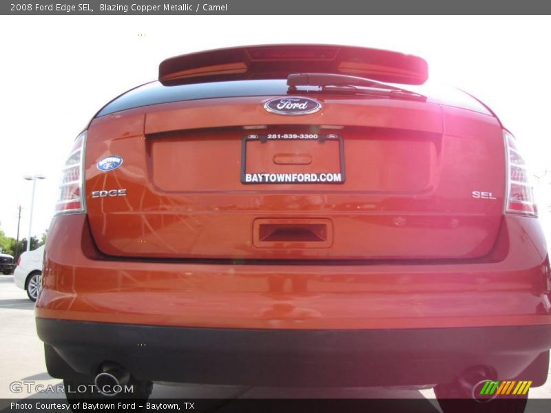 Blazing Copper Metallic / Camel 2008 Ford Edge SEL
