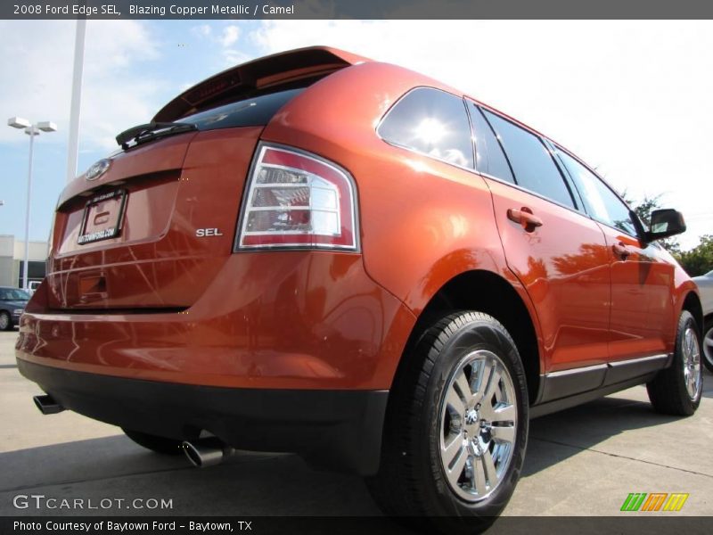 Blazing Copper Metallic / Camel 2008 Ford Edge SEL