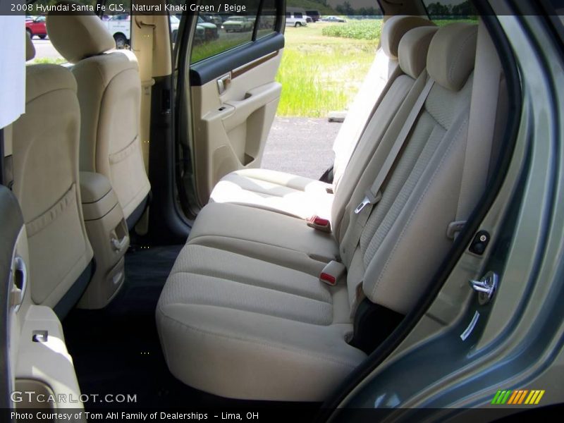 Natural Khaki Green / Beige 2008 Hyundai Santa Fe GLS