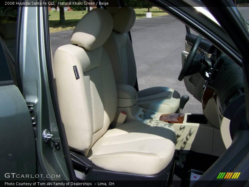 Natural Khaki Green / Beige 2008 Hyundai Santa Fe GLS