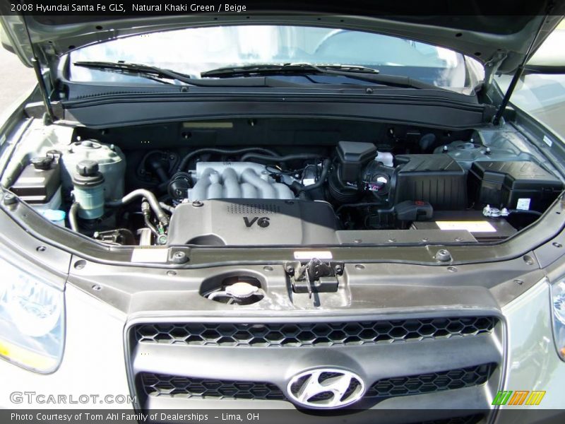 Natural Khaki Green / Beige 2008 Hyundai Santa Fe GLS