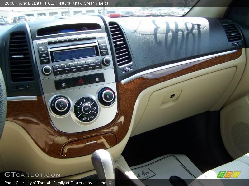 Natural Khaki Green / Beige 2008 Hyundai Santa Fe GLS