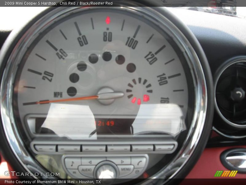 Chili Red / Black/Rooster Red 2009 Mini Cooper S Hardtop