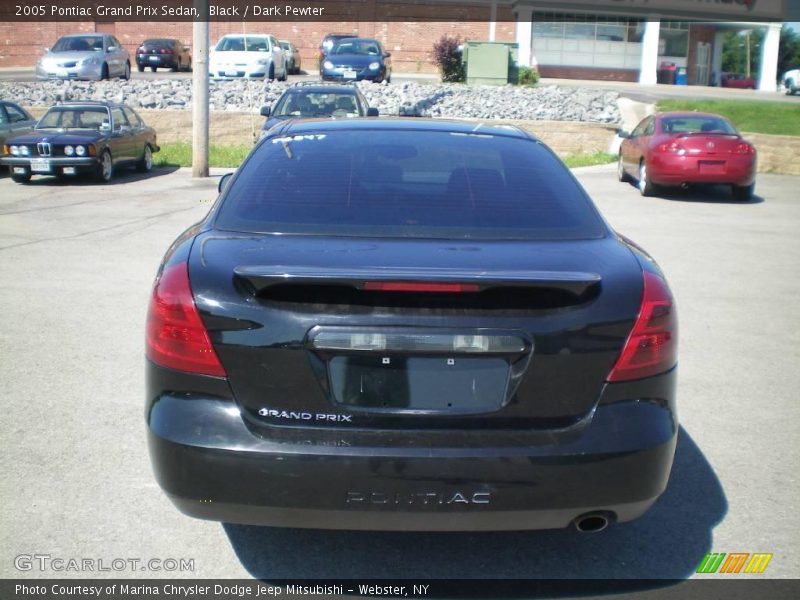Black / Dark Pewter 2005 Pontiac Grand Prix Sedan