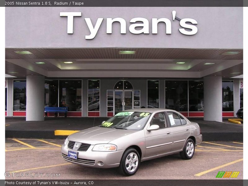 Radium / Taupe 2005 Nissan Sentra 1.8 S