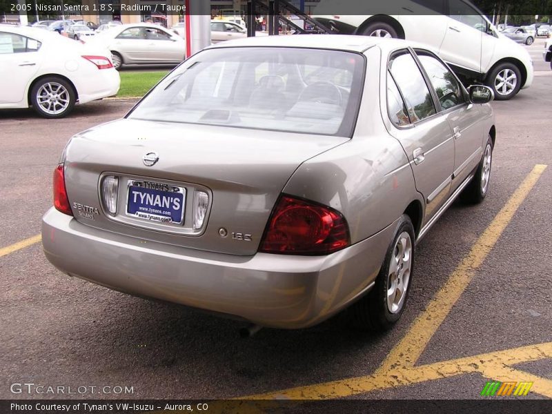 Radium / Taupe 2005 Nissan Sentra 1.8 S
