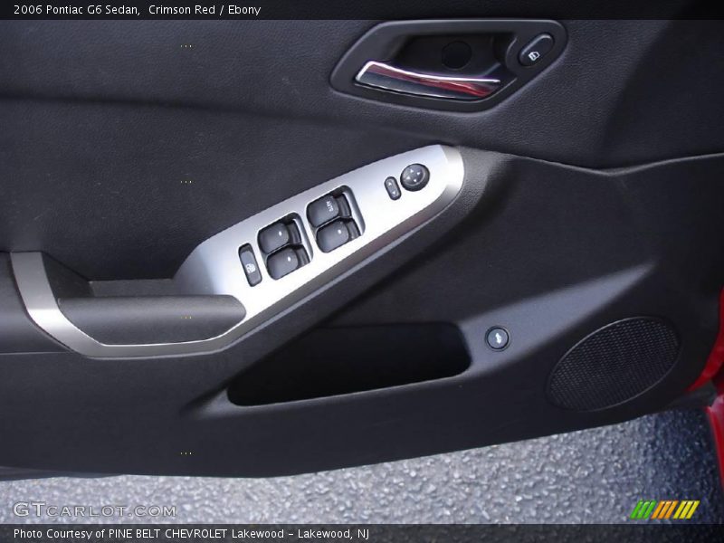 Crimson Red / Ebony 2006 Pontiac G6 Sedan