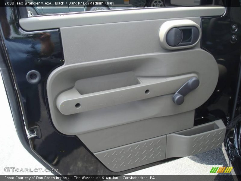 Black / Dark Khaki/Medium Khaki 2008 Jeep Wrangler X 4x4