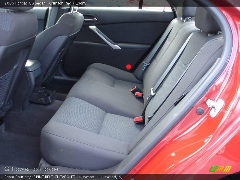 Crimson Red / Ebony 2006 Pontiac G6 Sedan