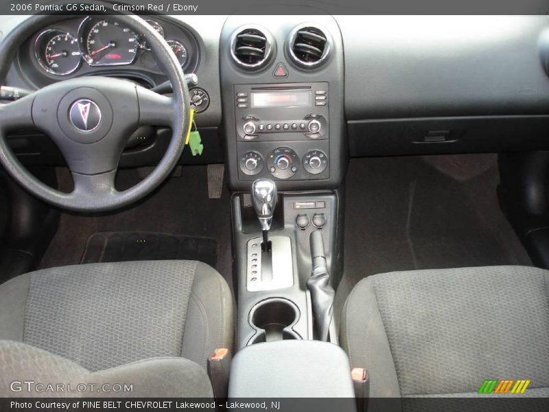 Crimson Red / Ebony 2006 Pontiac G6 Sedan