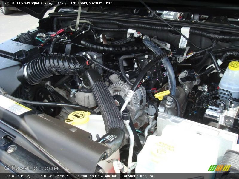 Black / Dark Khaki/Medium Khaki 2008 Jeep Wrangler X 4x4