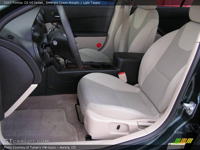 Emerald Green Metallic / Light Taupe 2007 Pontiac G6 V6 Sedan