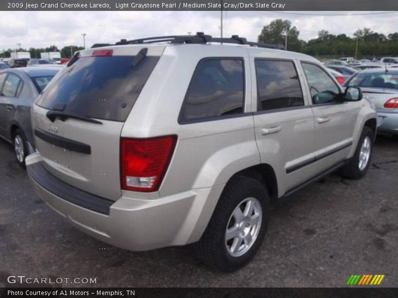 Light Graystone Pearl / Medium Slate Gray/Dark Slate Gray 2009 Jeep Grand Cherokee Laredo