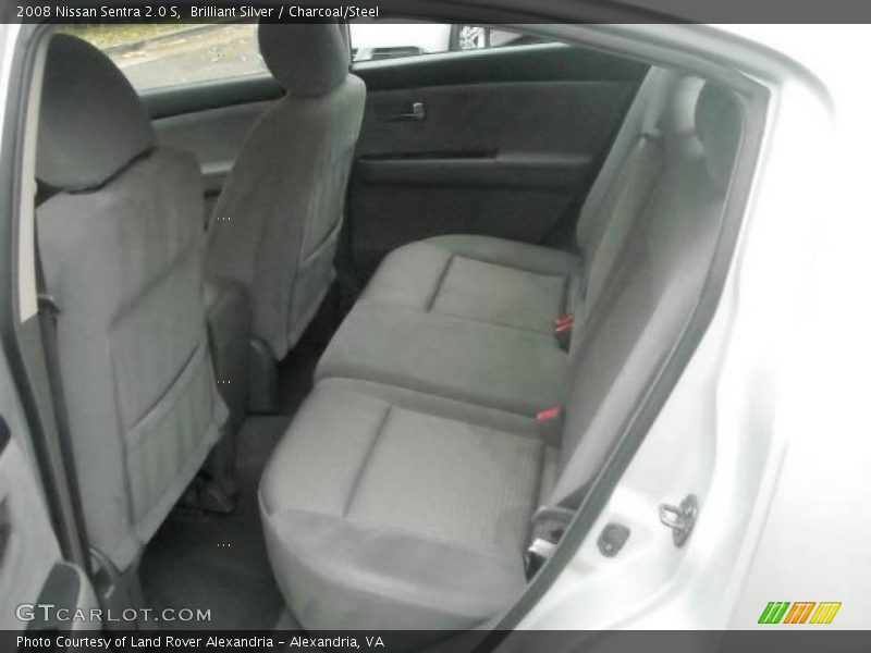 Brilliant Silver / Charcoal/Steel 2008 Nissan Sentra 2.0 S