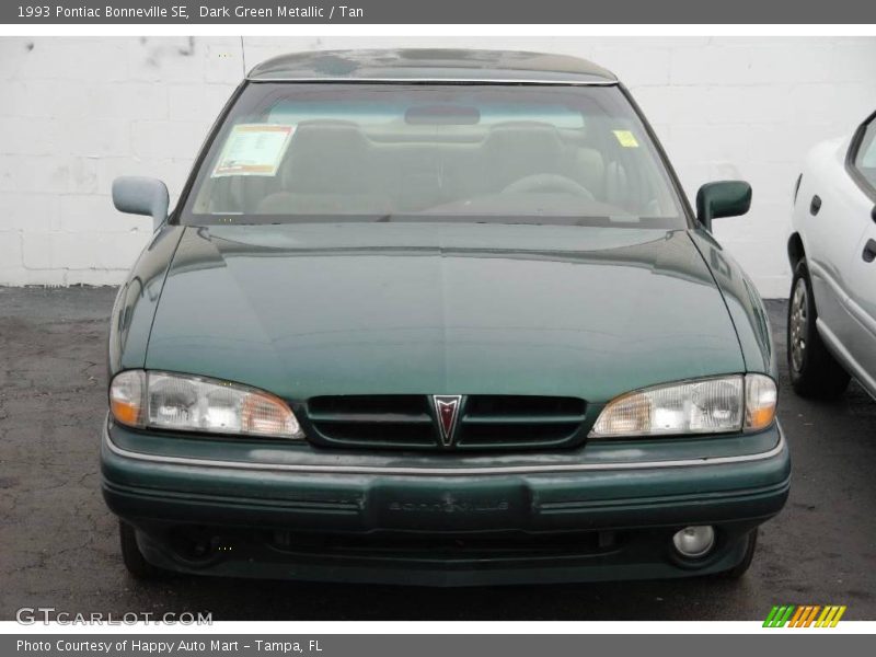 Dark Green Metallic / Tan 1993 Pontiac Bonneville SE
