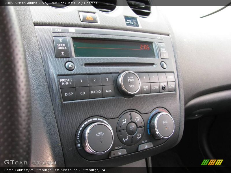 Red Brick Metallic / Charcoal 2009 Nissan Altima 2.5 S