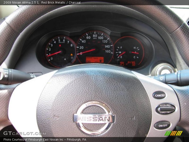 Red Brick Metallic / Charcoal 2009 Nissan Altima 2.5 S