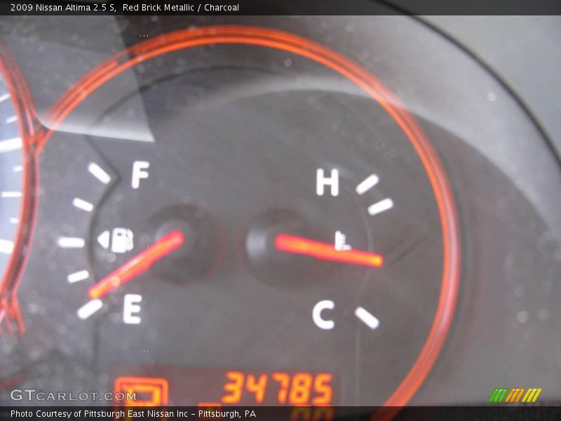 Red Brick Metallic / Charcoal 2009 Nissan Altima 2.5 S