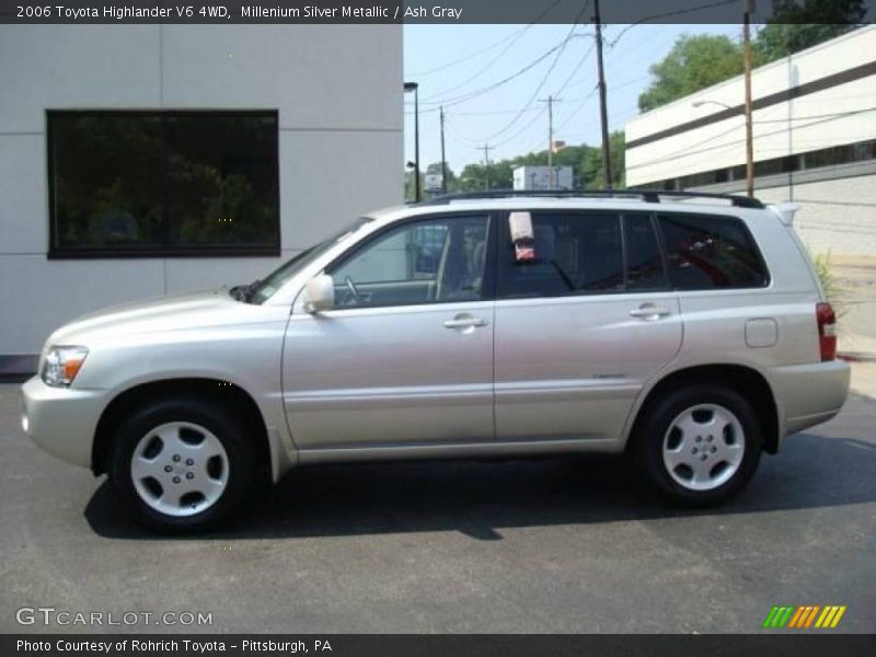 Millenium Silver Metallic / Ash Gray 2006 Toyota Highlander V6 4WD