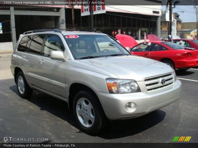 Millenium Silver Metallic / Ash Gray 2006 Toyota Highlander V6 4WD
