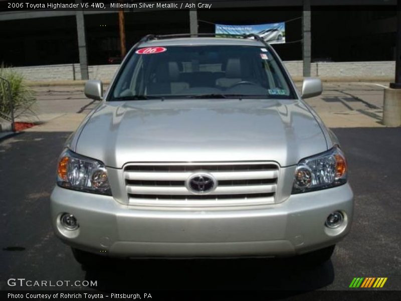 Millenium Silver Metallic / Ash Gray 2006 Toyota Highlander V6 4WD