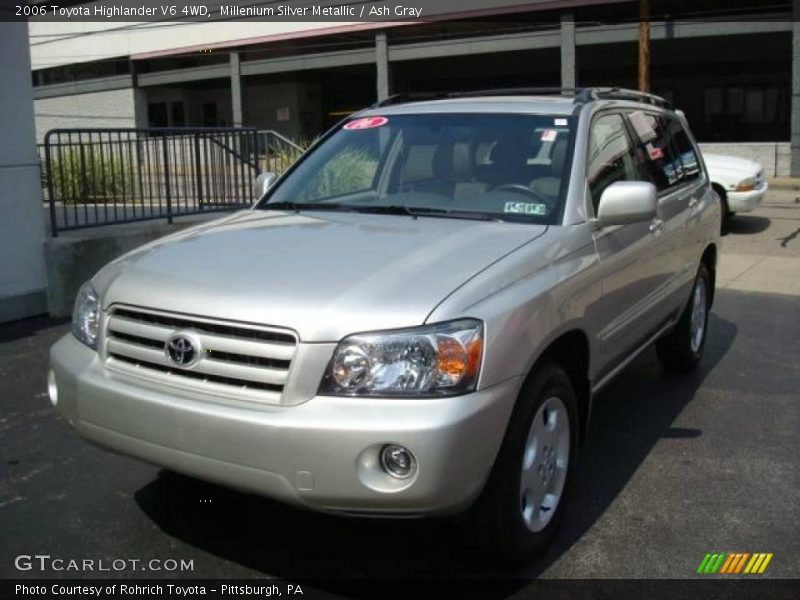 Millenium Silver Metallic / Ash Gray 2006 Toyota Highlander V6 4WD