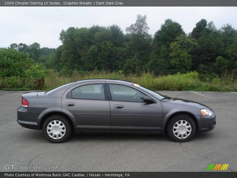Graphite Metallic / Dark Slate Gray 2004 Chrysler Sebring LX Sedan