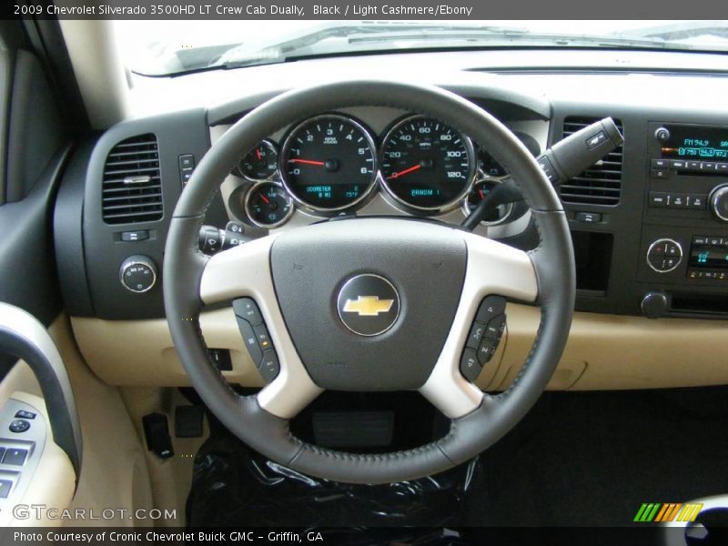 Black / Light Cashmere/Ebony 2009 Chevrolet Silverado 3500HD LT Crew Cab Dually