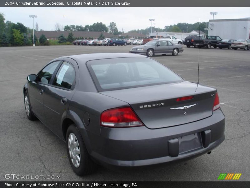 Graphite Metallic / Dark Slate Gray 2004 Chrysler Sebring LX Sedan