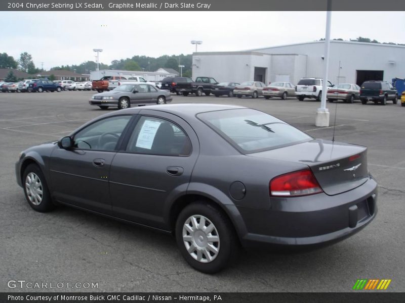 Graphite Metallic / Dark Slate Gray 2004 Chrysler Sebring LX Sedan