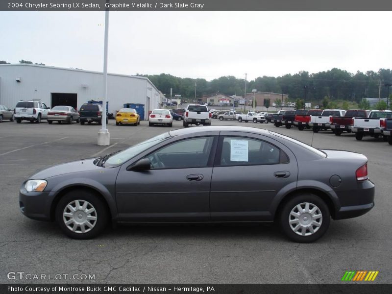 Graphite Metallic / Dark Slate Gray 2004 Chrysler Sebring LX Sedan