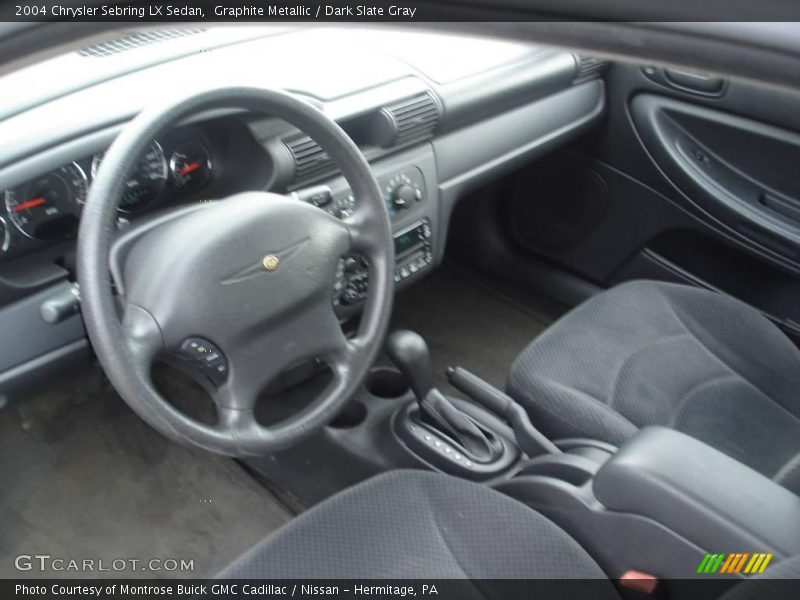 Graphite Metallic / Dark Slate Gray 2004 Chrysler Sebring LX Sedan