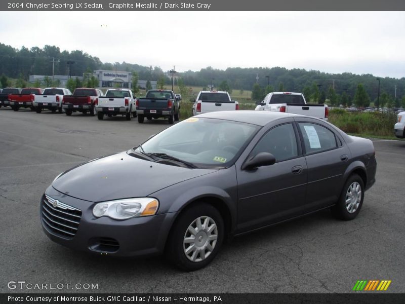 Graphite Metallic / Dark Slate Gray 2004 Chrysler Sebring LX Sedan