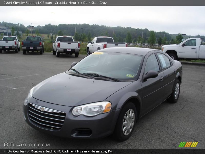 Graphite Metallic / Dark Slate Gray 2004 Chrysler Sebring LX Sedan