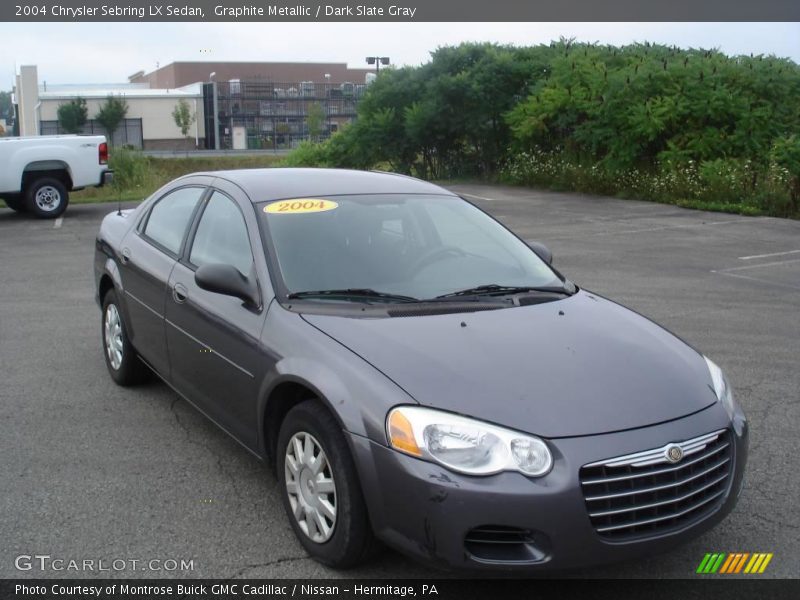 Graphite Metallic / Dark Slate Gray 2004 Chrysler Sebring LX Sedan