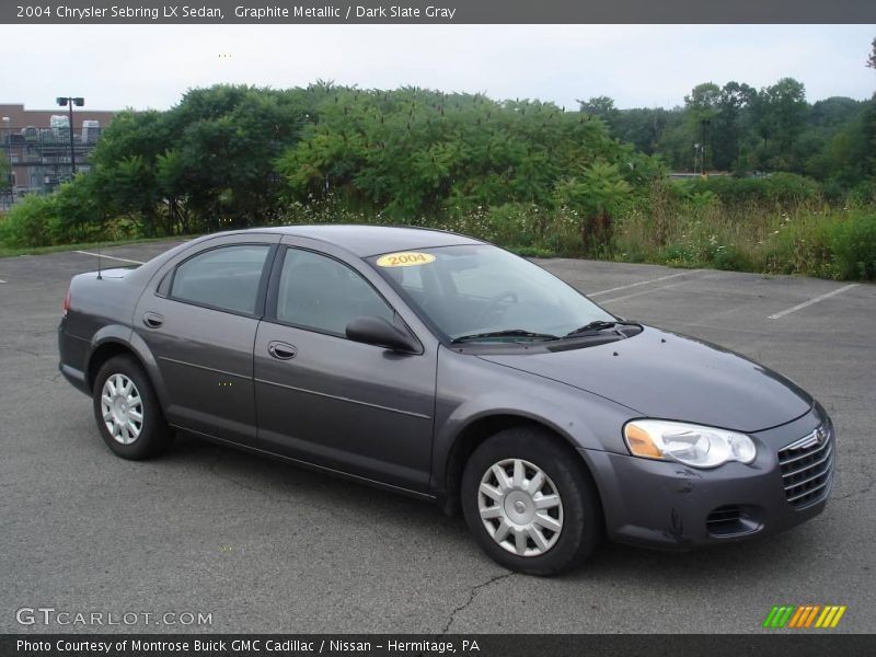 Graphite Metallic / Dark Slate Gray 2004 Chrysler Sebring LX Sedan