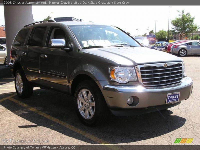 Mineral Gray Metallic / Dark Slate Gray/Light Slate Gray 2008 Chrysler Aspen Limited