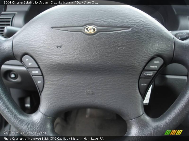 Graphite Metallic / Dark Slate Gray 2004 Chrysler Sebring LX Sedan