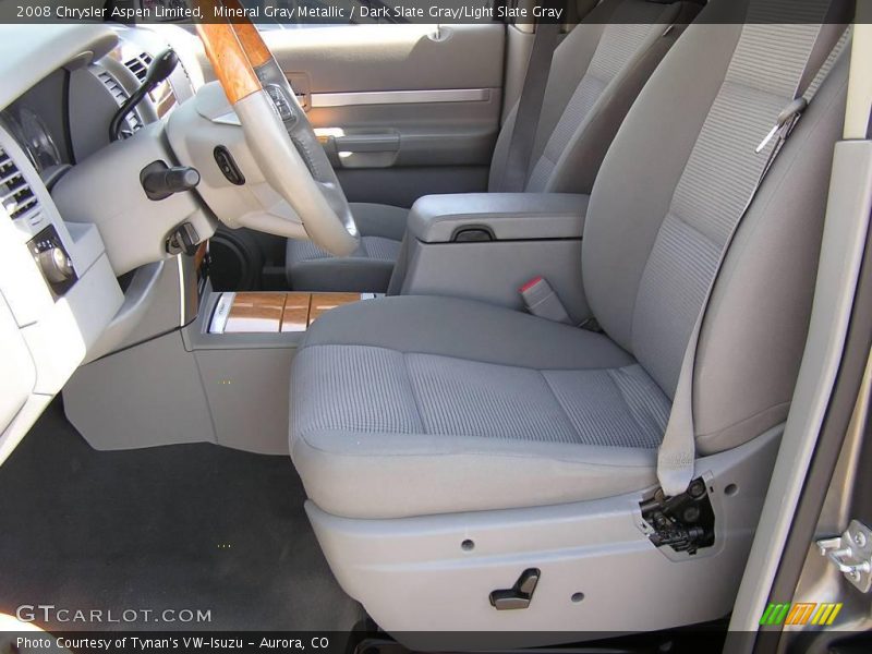 Mineral Gray Metallic / Dark Slate Gray/Light Slate Gray 2008 Chrysler Aspen Limited