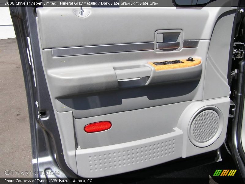 Mineral Gray Metallic / Dark Slate Gray/Light Slate Gray 2008 Chrysler Aspen Limited