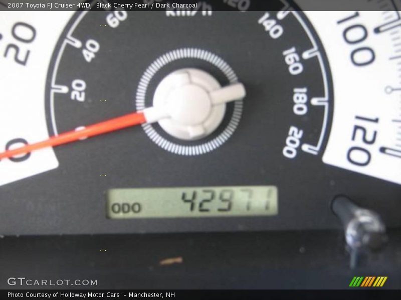 Black Cherry Pearl / Dark Charcoal 2007 Toyota FJ Cruiser 4WD