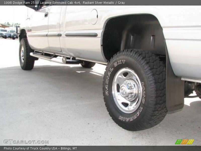 Radiant Silver Metallic / Gray 1998 Dodge Ram 2500 Laramie Extended Cab 4x4