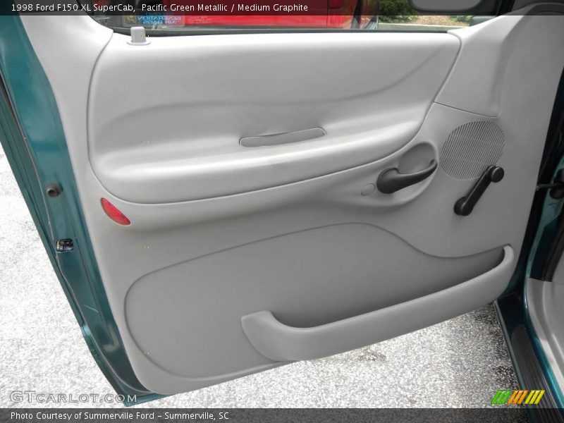 Pacific Green Metallic / Medium Graphite 1998 Ford F150 XL SuperCab