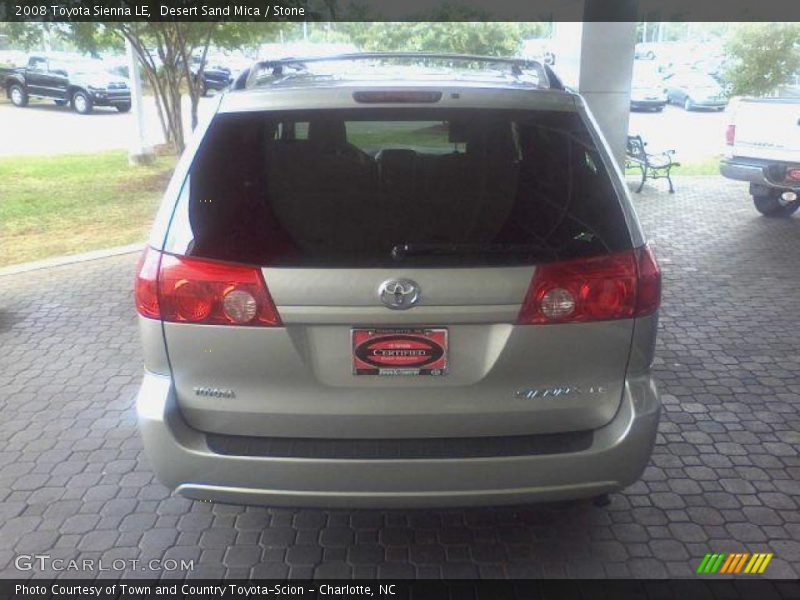 Desert Sand Mica / Stone 2008 Toyota Sienna LE