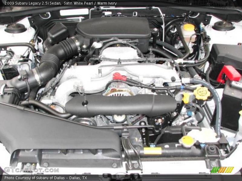Satin White Pearl / Warm Ivory 2009 Subaru Legacy 2.5i Sedan