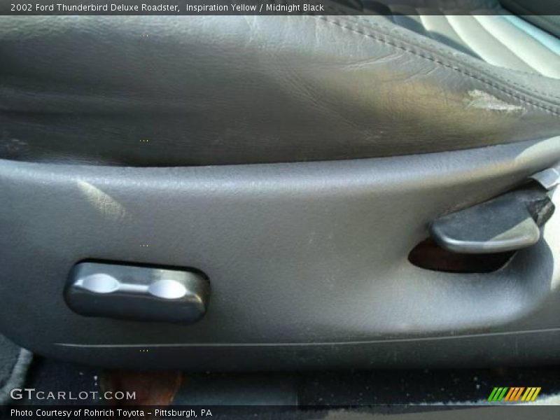 Inspiration Yellow / Midnight Black 2002 Ford Thunderbird Deluxe Roadster