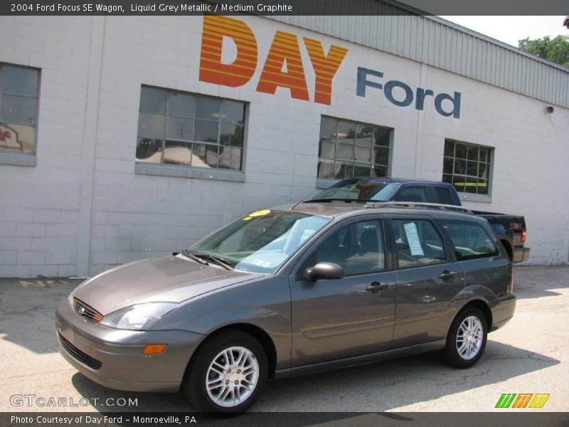Liquid Grey Metallic / Medium Graphite 2004 Ford Focus SE Wagon