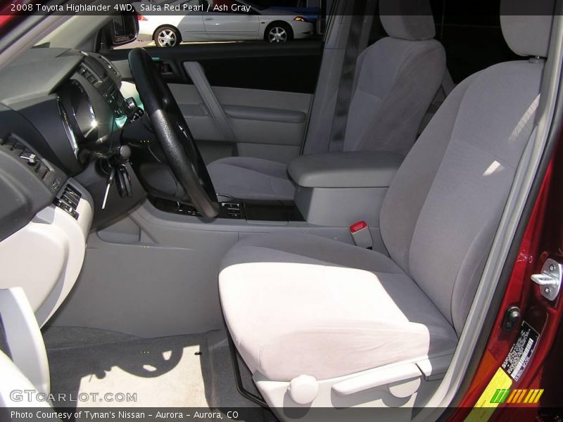 Salsa Red Pearl / Ash Gray 2008 Toyota Highlander 4WD