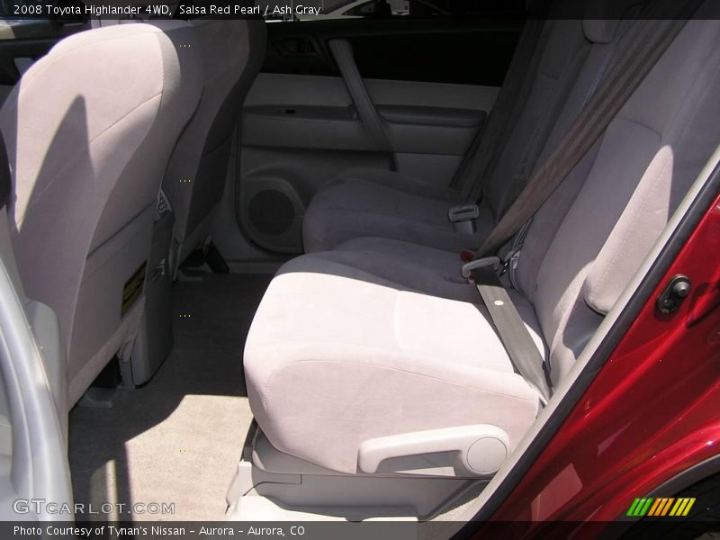 Salsa Red Pearl / Ash Gray 2008 Toyota Highlander 4WD