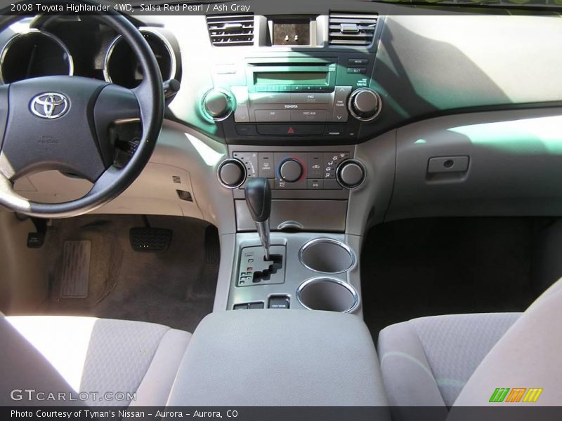 Salsa Red Pearl / Ash Gray 2008 Toyota Highlander 4WD